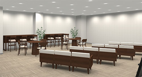 フロア改修後イメージ画像